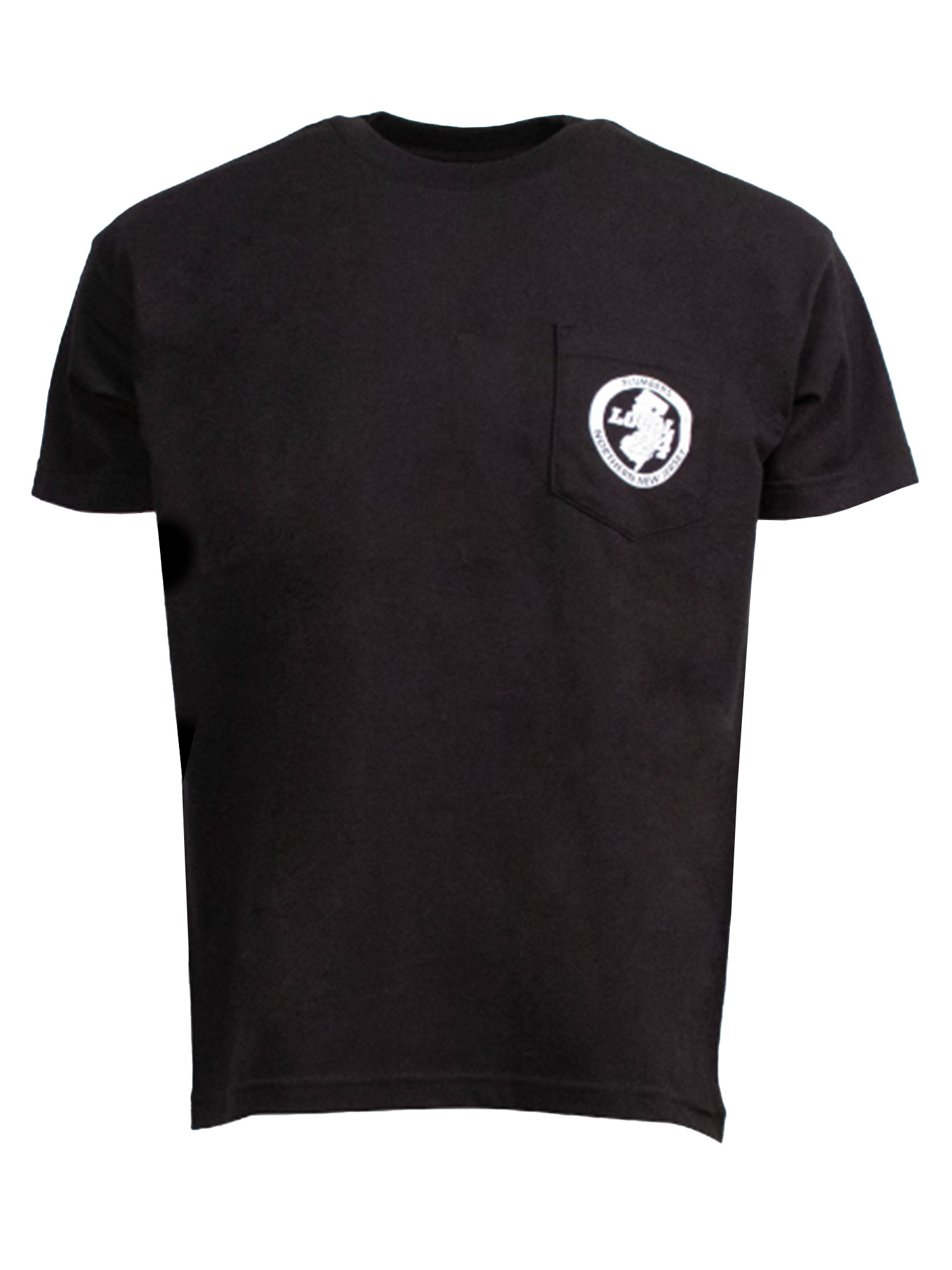 6.1 oz Short Sleeve Pocket Tee - Front