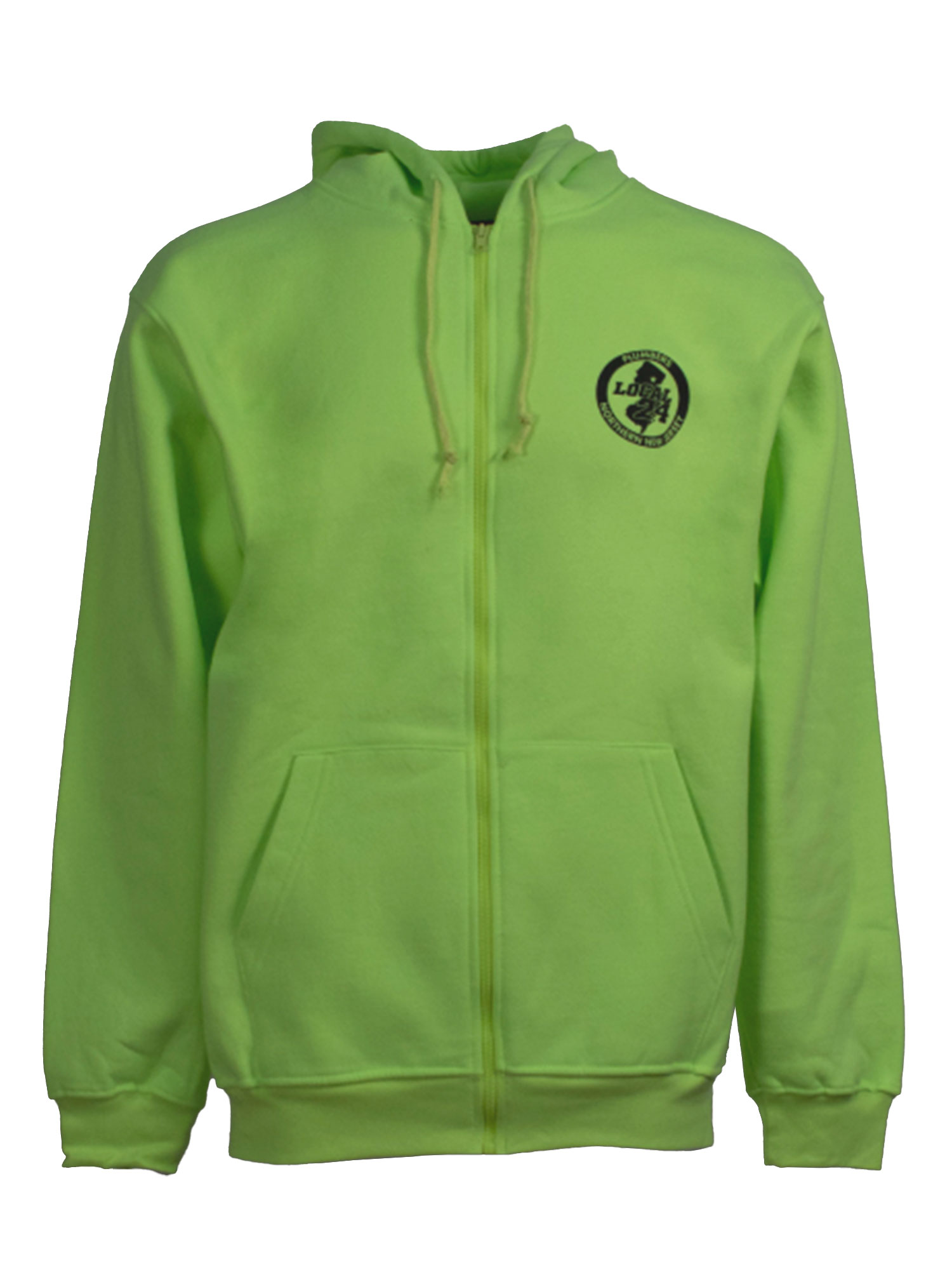 Hooded Zip Up Sweatshirt - Front